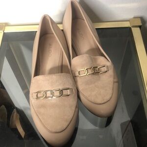 Aldo Boska cream pink flats size 7